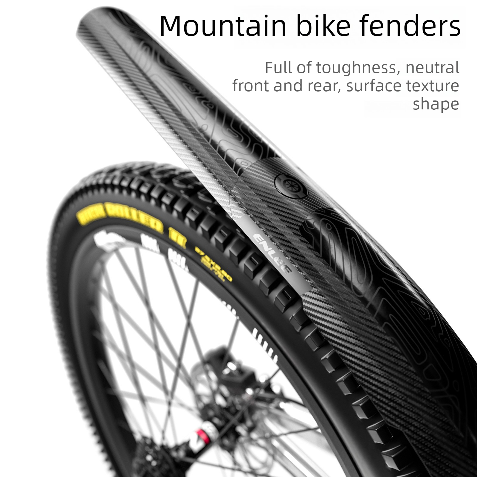 Mountain Biking In The Rain - ENLEE Dağ Bisikleti Çamurlukları, İniş Bisikletleri,