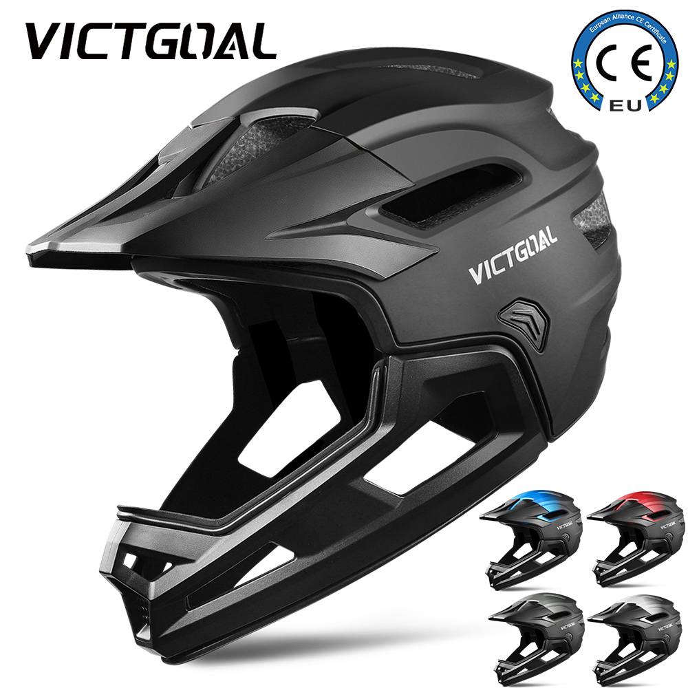 Mountain Biking Helmet Kids - VICTGOAL yetişkin ayrılabilir MTB bisiklet tam