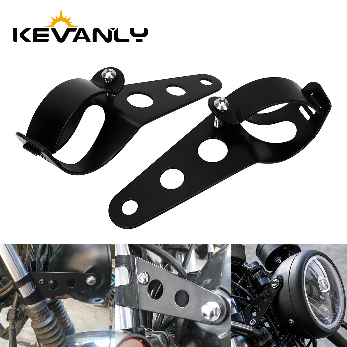 Xtreme Mountain Biking - 28-36mm 35-43mm Motosiklet Far Montaj Braketi
