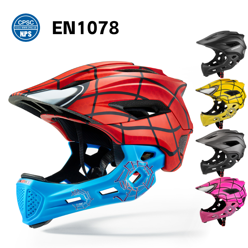 Mountain Biking Helmet Kids - BATFOX Çocuklar Tam Yüz MTB Bisiklet