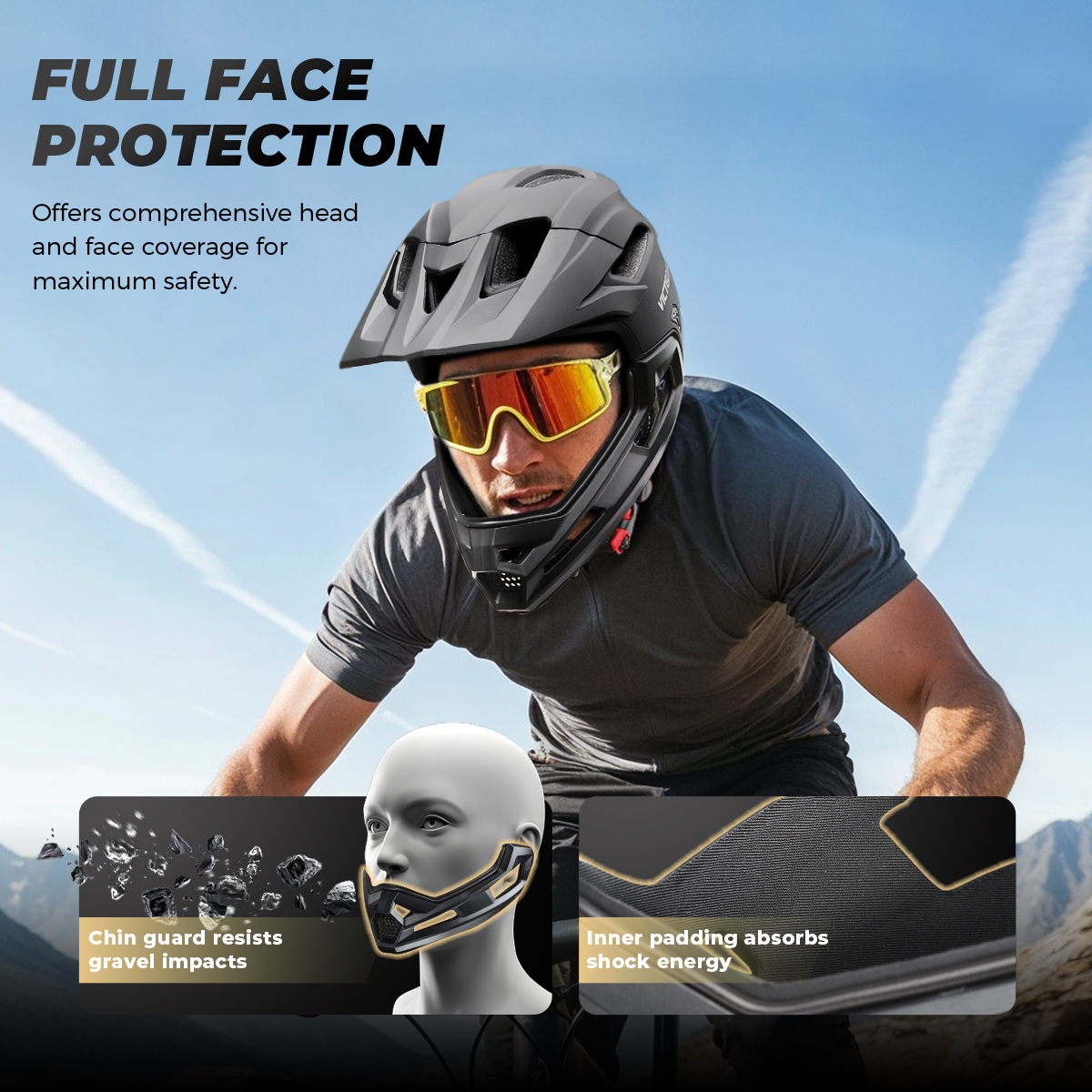 VICTGOAL yetişkin ayrılabilir  - Mountain Biking Helmet Kids incelemesi ve fiyatı
