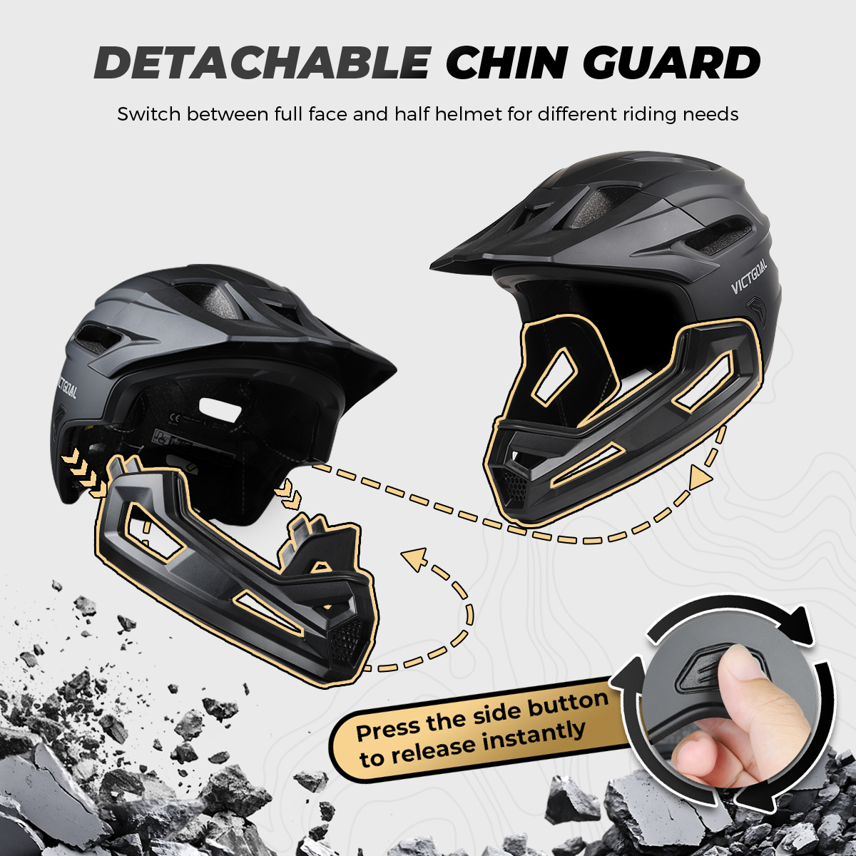 VICTGOAL yetişkin ayrılabilir  - Mountain Biking Helmet Kids incelemesi ve fiyatı