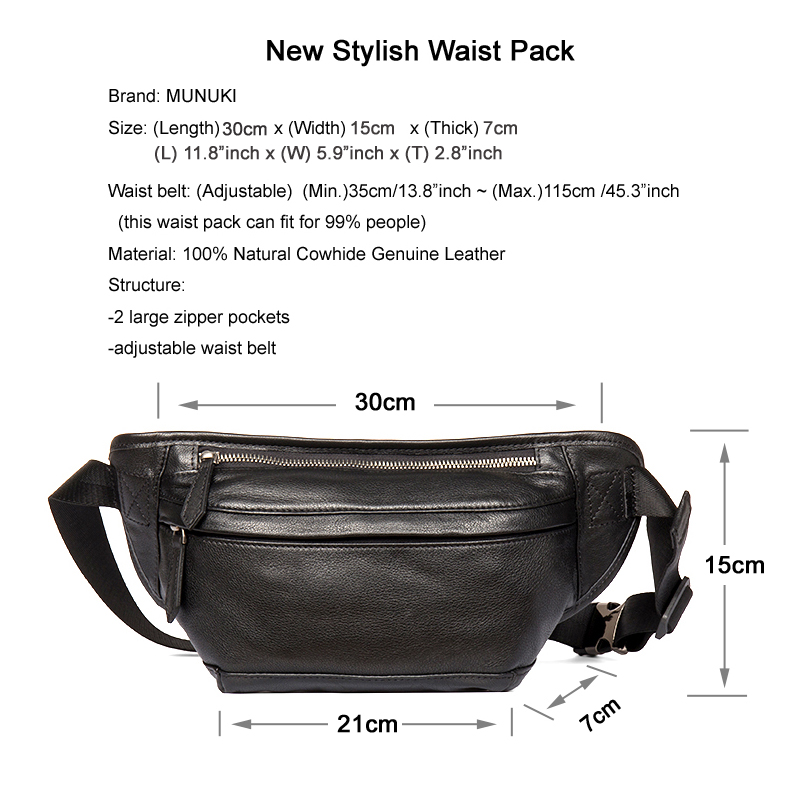 Yeni moda erkek hakiki deri be - Mountain Biking Waist Pack incelemesi ve fiyatı