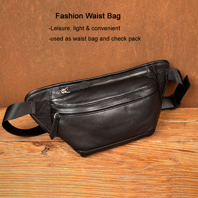 Yeni moda erkek hakiki deri be - Mountain Biking Waist Pack incelemesi ve fiyatı