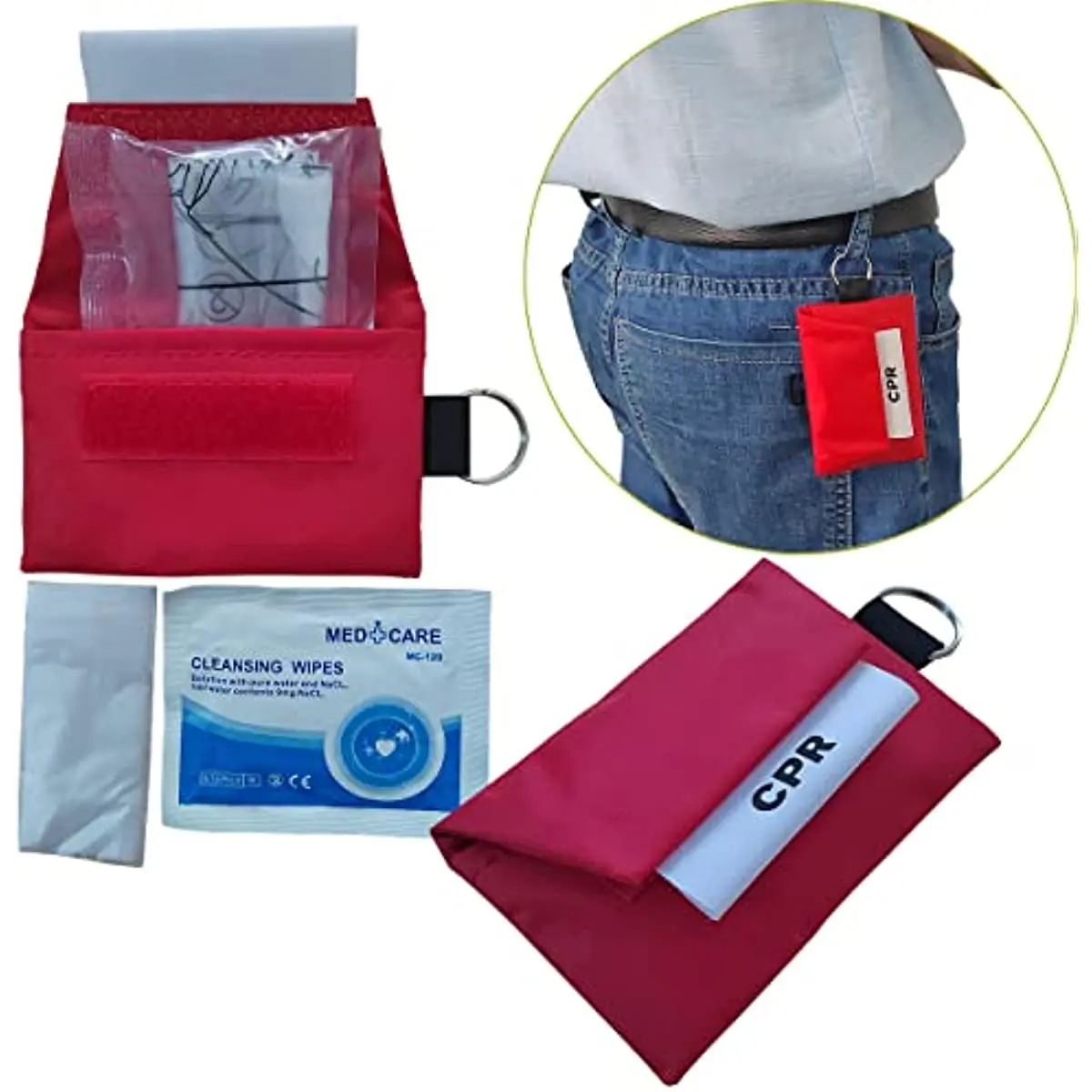 Eldiven ile 3 adet CPR yüz kal - Mountain Biking First Aid Kit incelemesi ve fiyatı
