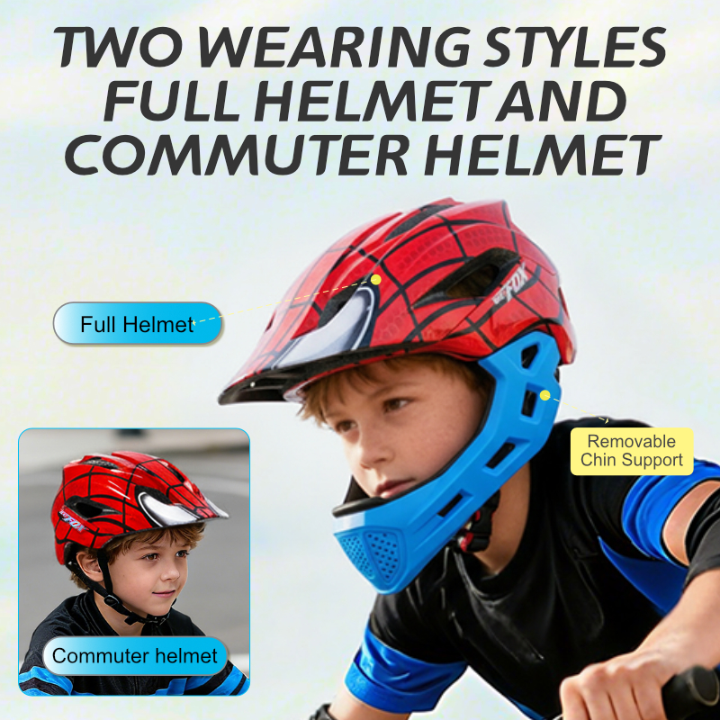 BATFOX Çocuklar Tam Yüz MTB Bi - Mountain Biking Helmet Kids incelemesi ve fiyatı